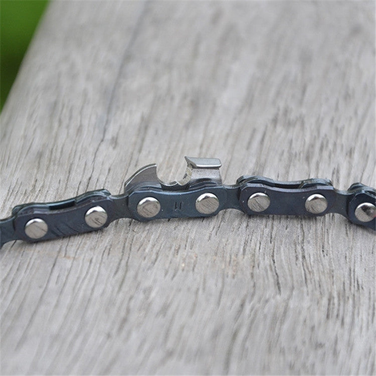 Outdoor Portable Hand-held Wire Saw Field Survival Manganese Steel Chain Saw Multifunctional Logging Saw(11 Teeth Orange)