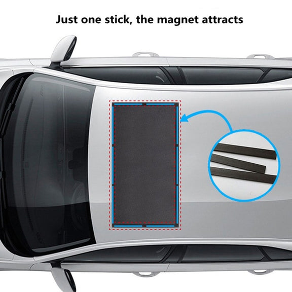 Car Sunroof Anti-mosquito Screens Magnetic Car Sunroof Sunshade, Size:95x55cm
