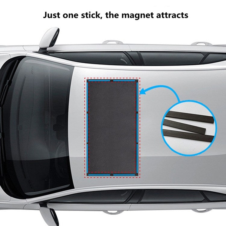Car Sunroof Anti-mosquito Screens Magnetic Car Sunroof Sunshade, Size:95x55cm