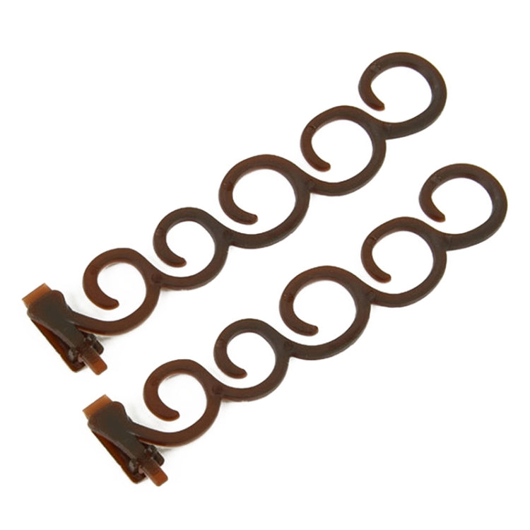 Elegance Hair Braider Flower Magic Hair Clip Queue Twist Plait Hairstyle Styling Accessories,Size:13.5x2.5cm(6090 Coffee) - free shipping - PMC TechLife - Order now!