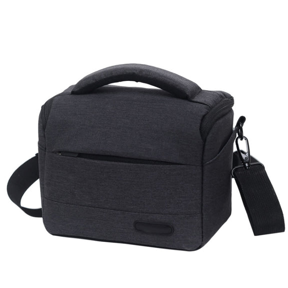 Water-resistant DSLR Camera Bag for Nikon Canon SONY Panasonic etc Camera, Size:Large(Black)