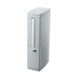 Bathroom Toilet Toilet Brush Integrated Pressing Open Lid Square Trash Can Set with Brush(Gray) - Cleaning Tools by PMC TechLife | Online Shopping South Africa | PMC TechLife