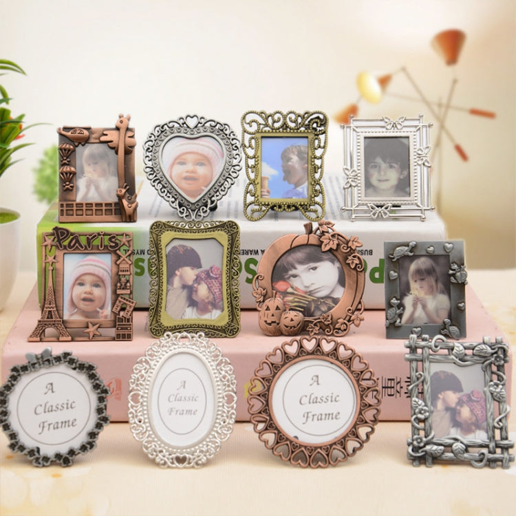 2 PCS Creative Metal Vintage Photo Frame(Square Keychain) - Photo Albums & Photo Frames by PMC TechLife | Online Shopping South Africa | PMC TechLife