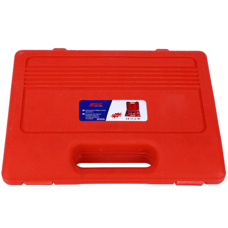 Universal Auto Car Precision Disc Brake Caliper Wind Back Tool Kit Brake Pad Brake Pump Brake Piston Car Repair Tool Kit(12 PCS Brake Air Pump) - Hand Tool Sets by PMC TechLife | Online Shopping South Africa | PMC TechLife | Buy Now Pay Later Mobicred