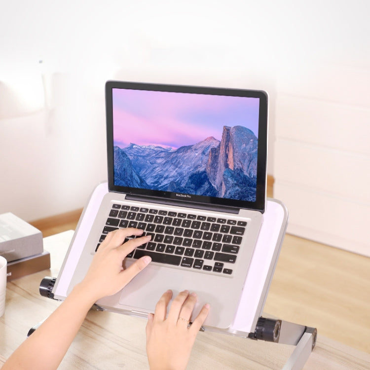 Universal 360 Degree Adjustment Folding Aluminum Alloy Laptop Stand(White) - Laptop Stand by PMC Jewellery | Online Shopping South Africa | PMC Jewellery | Buy Now Pay Later Mobicred