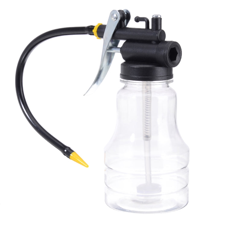 250cc Transparent High Pressure Pump Oiler Lubrication Oil Can Plastic Machine Oiler Grease 245mm Length flex Gun(Long mouth hose) - Hand Tool Sets by PMC TechLife | Online Shopping South Africa | PMC TechLife | Buy Now Pay Later Mobicred