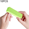10 PCS Tofu Block Nail Polish Four Squares High Elastic Cotton Manicure Sand Block (Green) - Grinding Tools & Accessories by PMC Jewellery | Online Shopping South Africa | PMC Jewellery | Buy Now Pay Later Mobicred