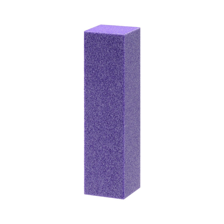10 PCS Tofu Block Nail Polish Four Squares High Elastic Cotton Manicure Sand Block (Purple)