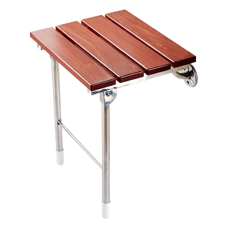 Wood Folding Wall Mounted Relaxation Shower Chair Solid Seat - Bath Footstools & Chair by PMC TechLife | Online Shopping South Africa | PMC TechLife