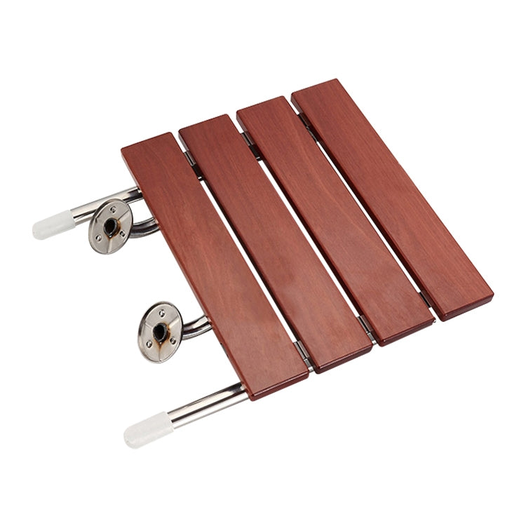 Wood Folding Wall Mounted Relaxation Shower Chair Solid Seat - Bath Footstools & Chair by PMC TechLife | Online Shopping South Africa | PMC TechLife