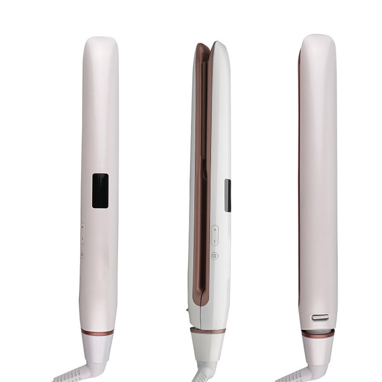 Hair Straightener Iron LED Display Ceramic Coating Plate Ionic Curling Iron, Plug Standard:EU - free shipping - PMC TechLife - Order now!