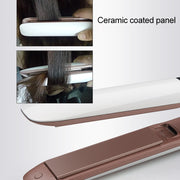 Hair Straightener Iron LED Display Ceramic Coating Plate Ionic Curling Iron, Plug Standard:EU