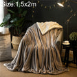 Winter Sofa Blanket Double Thick Cashmere Coral Fleece Ofice Nap Blanket, Size:1.5x2m(Silver Grey) - Bedding by PMC TechLife | Online Shopping South Africa | PMC TechLife