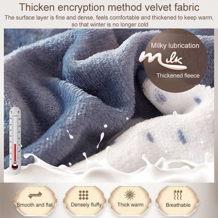 Winter Sofa Blanket Double Thick Cashmere Coral Fleece Ofice Nap Blanket, Size:1.5x2m(Silver Grey) - Bedding by PMC TechLife | Online Shopping South Africa | PMC TechLife