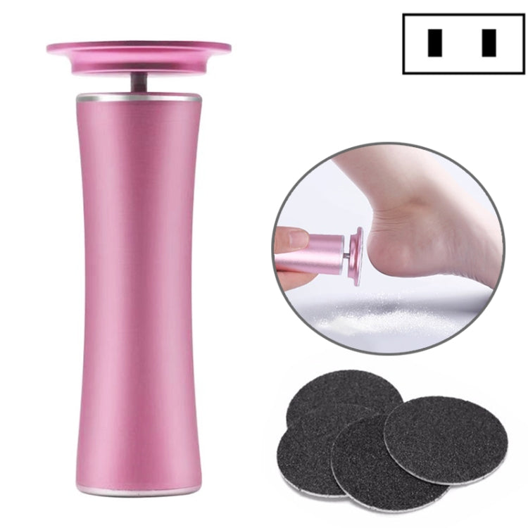 Electric Foot File Speed Adjustable Sandpaper Discs Callus Remover Pedicure Fast Remove Feet Hard Cracked Dry Dead Skin Tool, Plug Type:US plug(Pink) - Grinding Tools & Accessories by PMC TechLife | Online Shopping South Africa | PMC TechLife | Buy Now Pay Later Mobicred