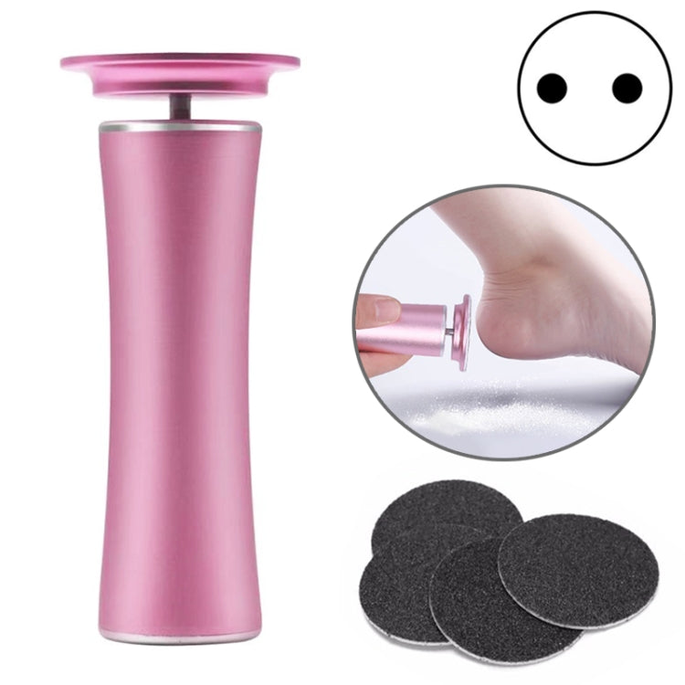 Electric Foot File Speed Adjustable Sandpaper Discs Callus Remover Pedicure Fast Remove Feet Hard Cracked Dry Dead Skin Tool, Plug Type:EU plug(Pink) - free shipping - PMC TechLife - Order now!
