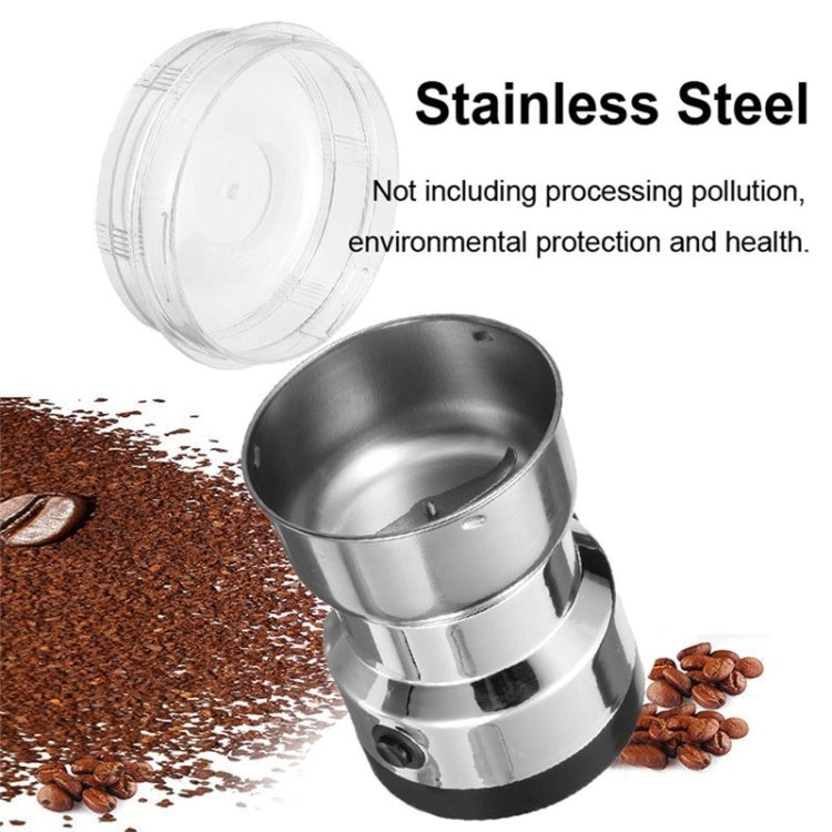 Multi-functional Coffee Grinder Stainless Electric Bean Grinder Herbal Medicine Grinding Machine, EU Plug