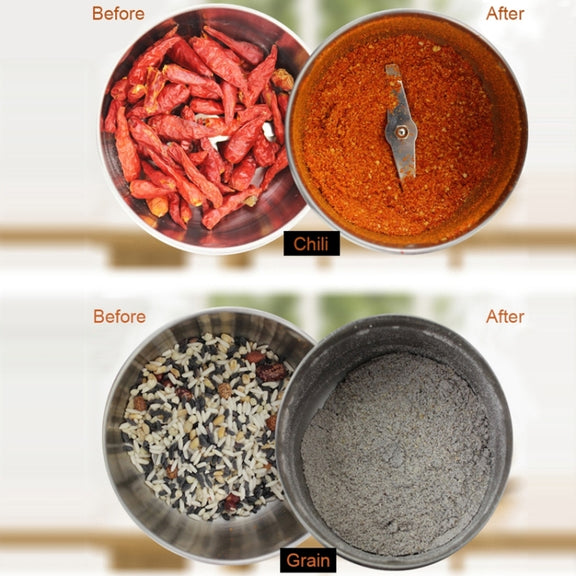 Multi-functional Coffee Grinder Stainless Electric Bean Grinder Herbal Medicine Grinding Machine, EU Plug