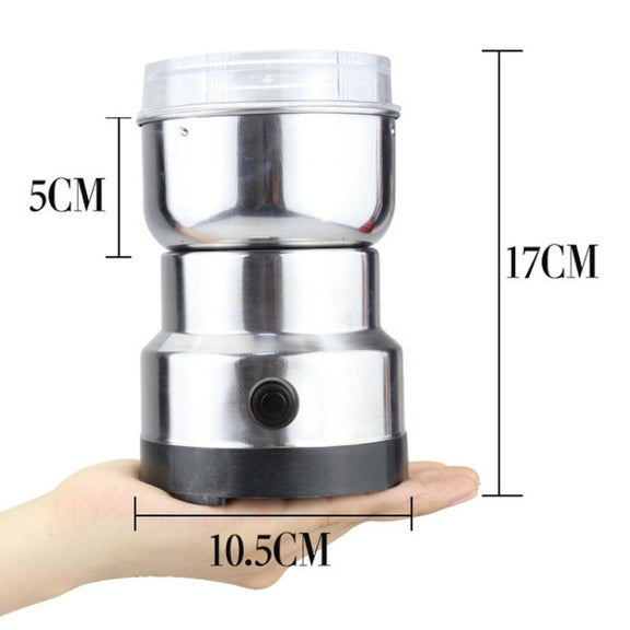 Multi-functional Coffee Grinder Stainless Electric Bean Grinder Herbal Medicine Grinding Machine, UK Plug