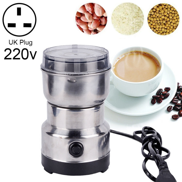 Multi-functional Coffee Grinder Stainless Electric Bean Grinder Herbal Medicine Grinding Machine, UK Plug - free shipping - PMC TechLife - Order now!