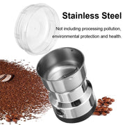 Multi-functional Coffee Grinder Stainless Electric Bean Grinder Herbal Medicine Grinding Machine, UK Plug