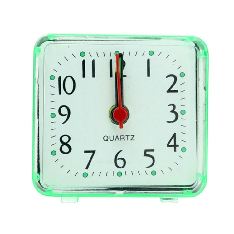 Square Alarm Clock Transparent Case Compact Digital Mini Bedroom Bedside Office Electronic Clock(Green) - Wall Clock by PMc TechLife | Online Shopping South Africa | PMc TechLife | Buy Now Pay Later Mobicred