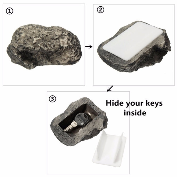 Creative Stone Insurance Key Storage Box Home Key Anti-lost Hidden Collection Key - Storage Boxes by PMC TechLife | Online Shopping South Africa | PMC TechLife