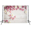 1.25m x 0.8m Wood Grain 3D Simulation Flower Branch Photography Background Cloth(MB26) - Wood Floor by PMC TechLife | Online Shopping South Africa | PMC TechLife