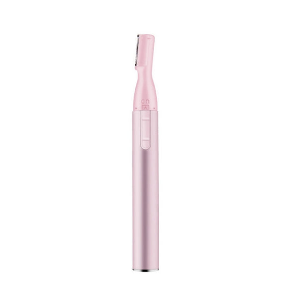 Portable Electric Eyebrow Face Hair Trimmer Micro Precision Removal Clipper Shaver Face Care Shaving Trimmers(Metal powder)