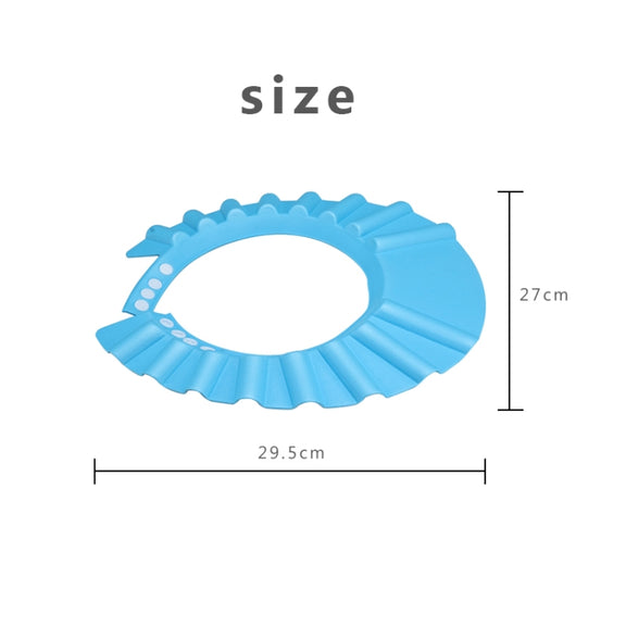 5 PCS Safe Baby Shower Cap Kids Bath Visor Hat Adjustable Baby Shower Cap Protect Eyes Hair Wash Shield for Children Water-resistant Cap Pink+earflaps