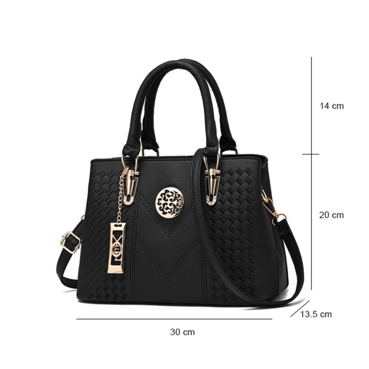 Embroidery Messenger Bags Women Leather Handbags  Bags for Women Hand Bag(Pink)