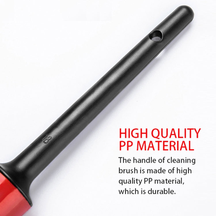 5 in 1 Car Detailing Brush Cleaning Natural Boar Hair Brushes Auto Detail Tools Products Wheels Dashboard,Random Color Delivery - Car washing supplies by PMC TechLife | Online Shopping South Africa | PMC TechLife