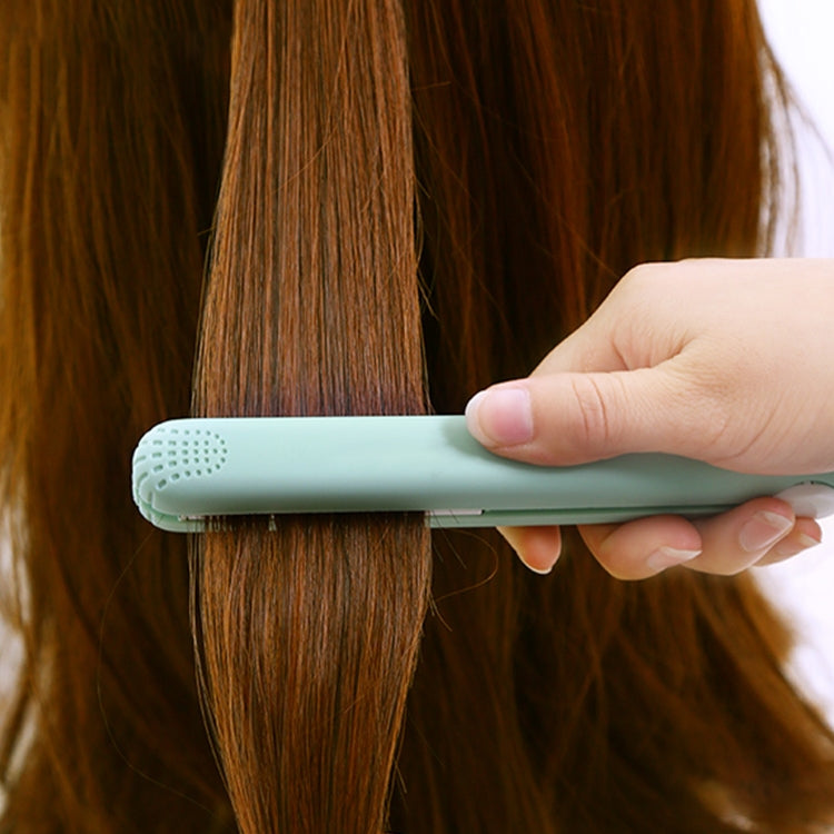 Mini Professional Hair Tools Smoothing Corrugated Travel Straightening Irons(Coffee Bear)