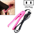 Mini Hair Straightener Ceramic Tourmaline Plates Curler(Pink) - free shipping - PMC TechLife - Order now!