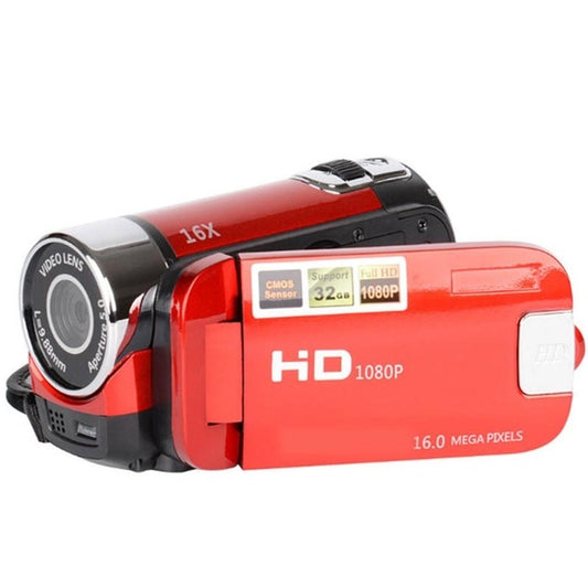 16X Digital Zoom HD 16 Million Pixel Home Travel DV Camera, US Plug(Red) - Video Cameras by PMC Jewellery | Online Shopping South Africa | PMC Jewellery | Buy Now Pay Later Mobicred