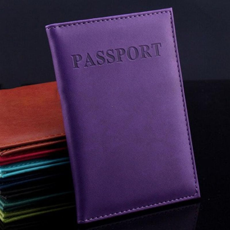 Artificial Leather Travel Passport Cover(black) - Card & Passport Bags by PMC TechLife | Online Shopping South Africa | PMC TechLife