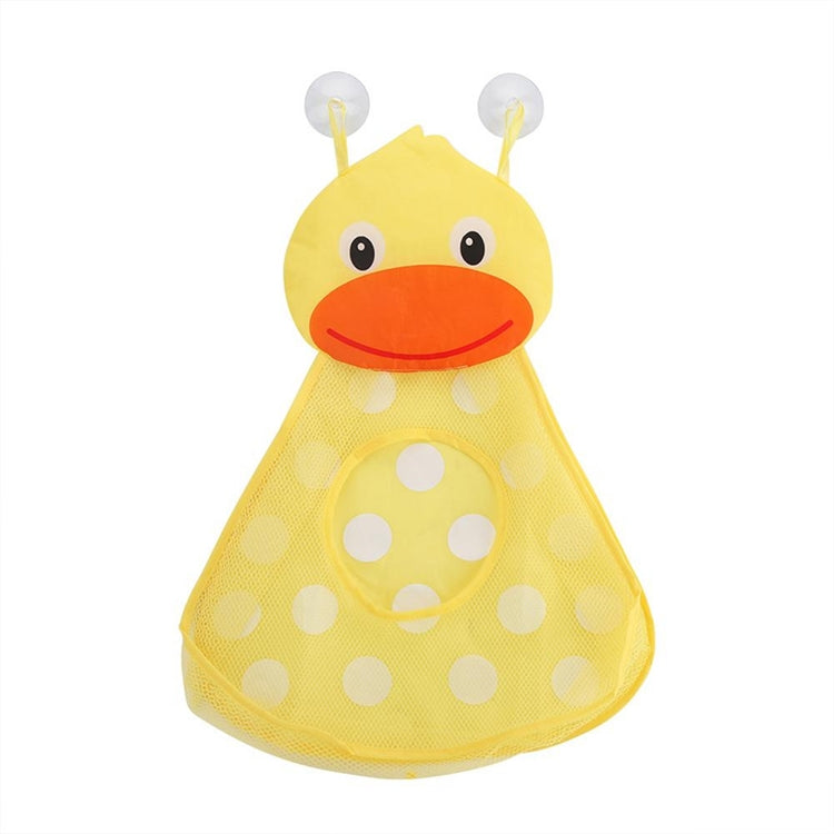Baby Shower Bath Toys Storage Mesh Bag with Strong Suction Cups(Yellow) - Storage Bags by PMC TechLife | Online Shopping South Africa | PMC TechLife