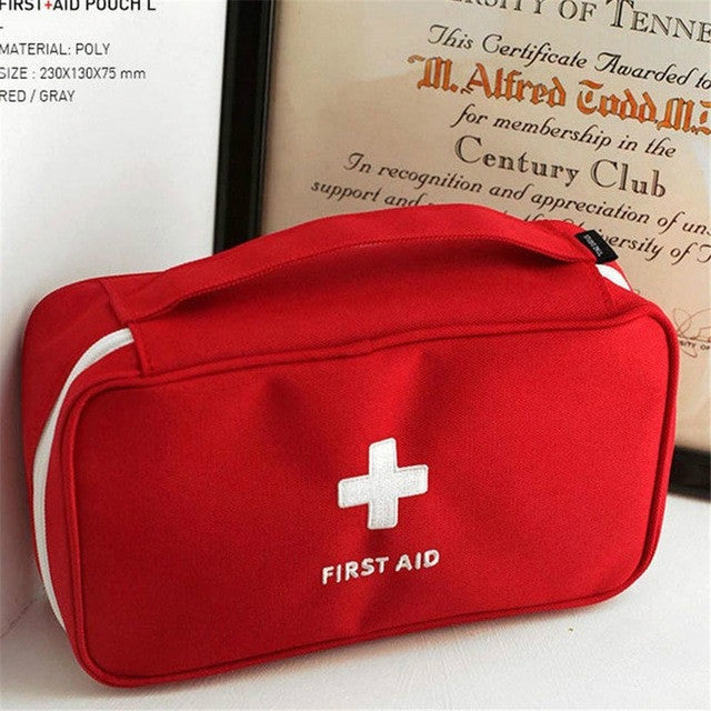 Travel First Aid Kit Bag Home Emergency Survival Rescue Box(Red) - Pill Boxes by PMC TechLife | Online Shopping South Africa | PMC TechLife | Buy Now Pay Later Mobicred