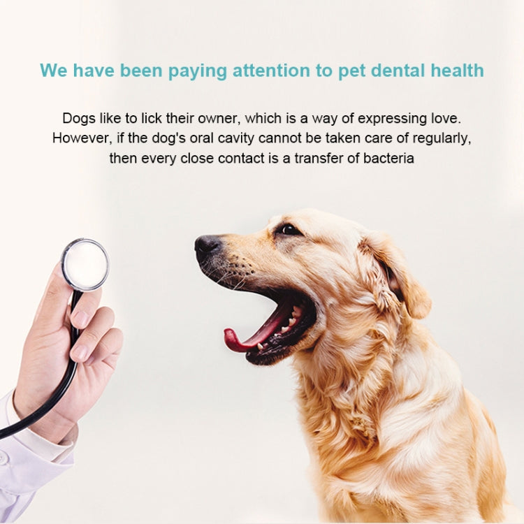 Pet Electric Toothbrush Tooth Polisher Oral Cleaning Plaque Removal Tool(Pink) - Oral Cleaning Tools by PMc TechLife | Online Shopping South Africa | PMc TechLife | Buy Now Pay Later Mobicred