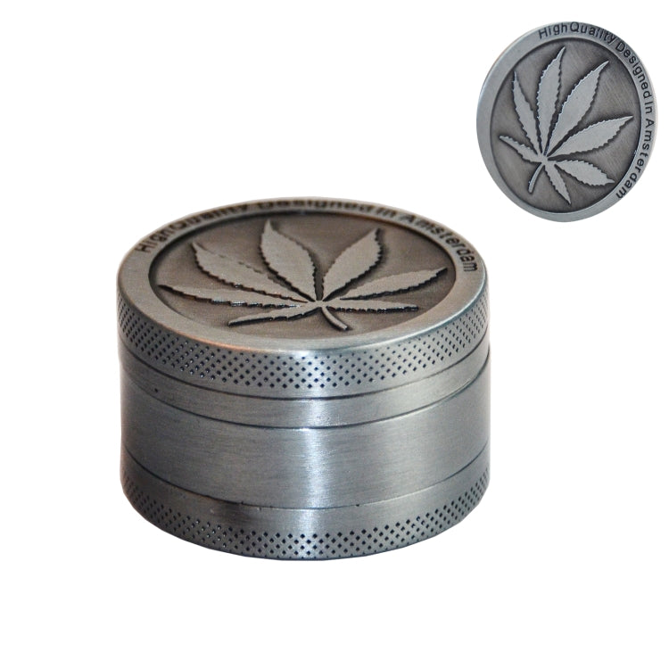 Weed Grinder Metal Stainless Steel Maple leaf Type Herbal Herb Tobacco Grinder, Size:30MM 3 laryers - Cigarette Box & Ashtrays by PMC TechLife | Online Shopping South Africa | PMC TechLife