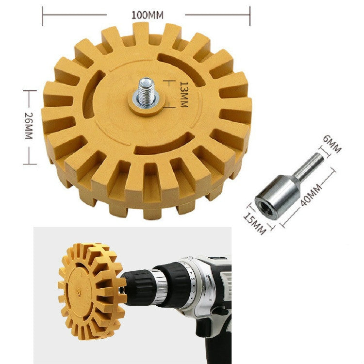 Pneumatic Rubber Removal Wheel Rubber Polishing Wheel Car Tire Polishing Wheel, Specification:26mm (Thick Section) - Abrasive Tools & Accessories by PMC TechLife | Online Shopping South Africa | PMC TechLife
