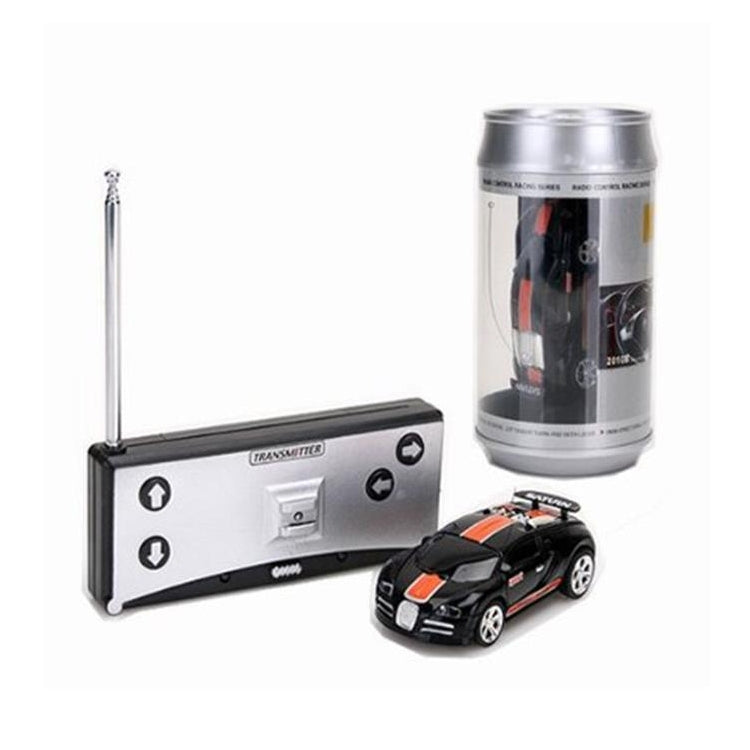 Coke Can Mini RC Car Radio Remote Control Micro Racing Car(Black+Orange) - RC Cars by PMC TechLife | Online Shopping South Africa | PMC TechLife