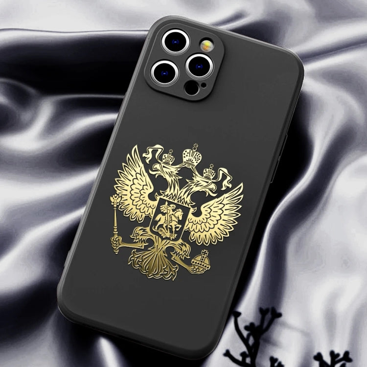 10 PCS PITREW Coat of Arms of Russia Emblem Nickel Metal Car Stickers Decals(Gold) - Decorative Sticker by PMC Jewellery | Online Shopping South Africa | PMC Jewellery | Buy Now Pay Later Mobicred