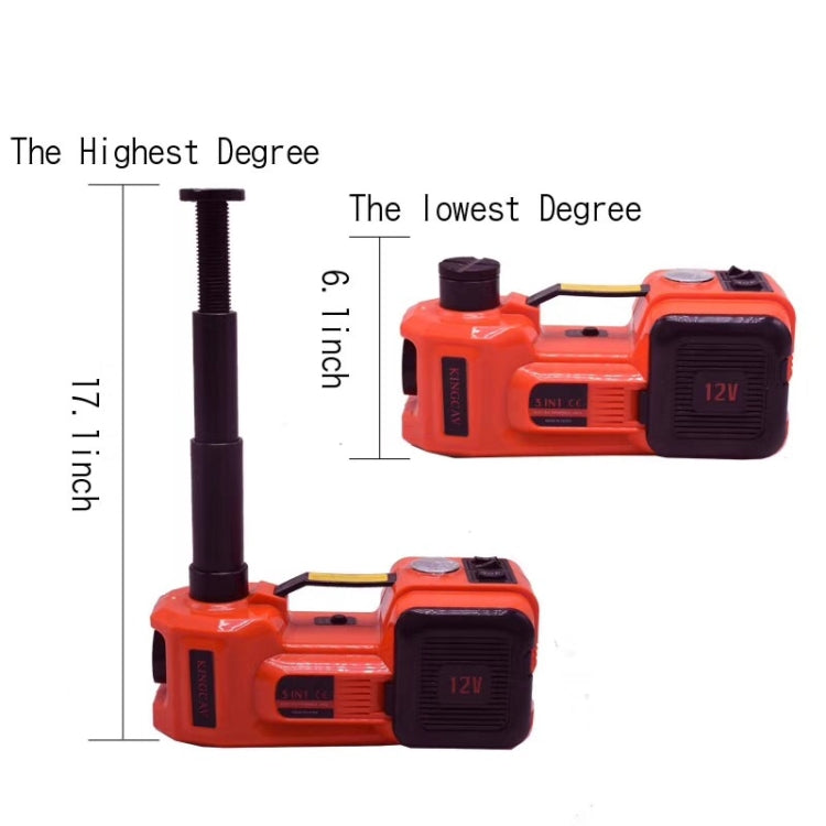 3 In 1 Car Electric Jack Air Pump Electric Wrench Maintenance Tools Set(Red) - free shipping - PMC TechLife - Order now!