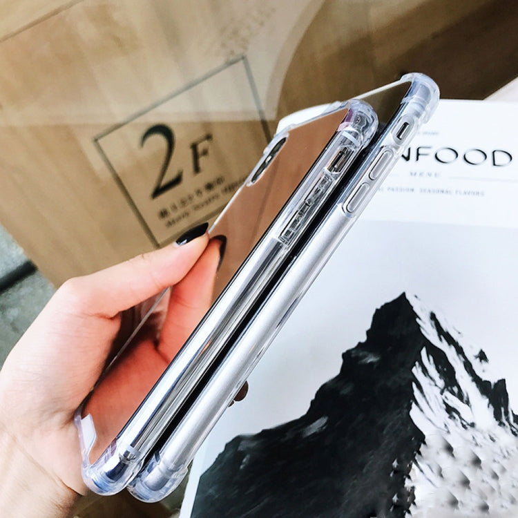 For iPhone XR Luxury Plating Mirror Acrylic TPU Case(Silver) - free shipping - PMC TechLife - Order now!