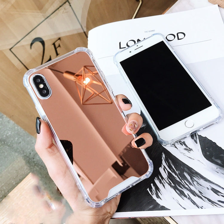 For iPhone XR Luxury Plating Mirror Acrylic TPU Case(Silver) - free shipping - PMC TechLife - Order now!
