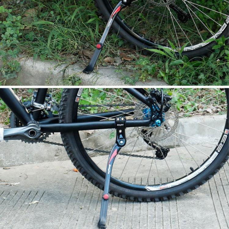 DEEMOUNT Bicycle Aluminum Alloy Foot Support Parking Rack(Silver Label) - free shipping - PMC Jewellery - Order now!