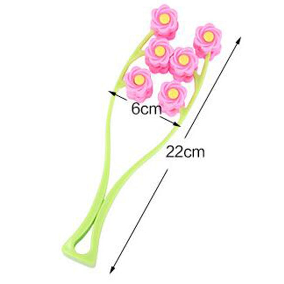 Manual Roller Face Massager Face Beauty Instrument Facial Double Chin Tool(Blue)