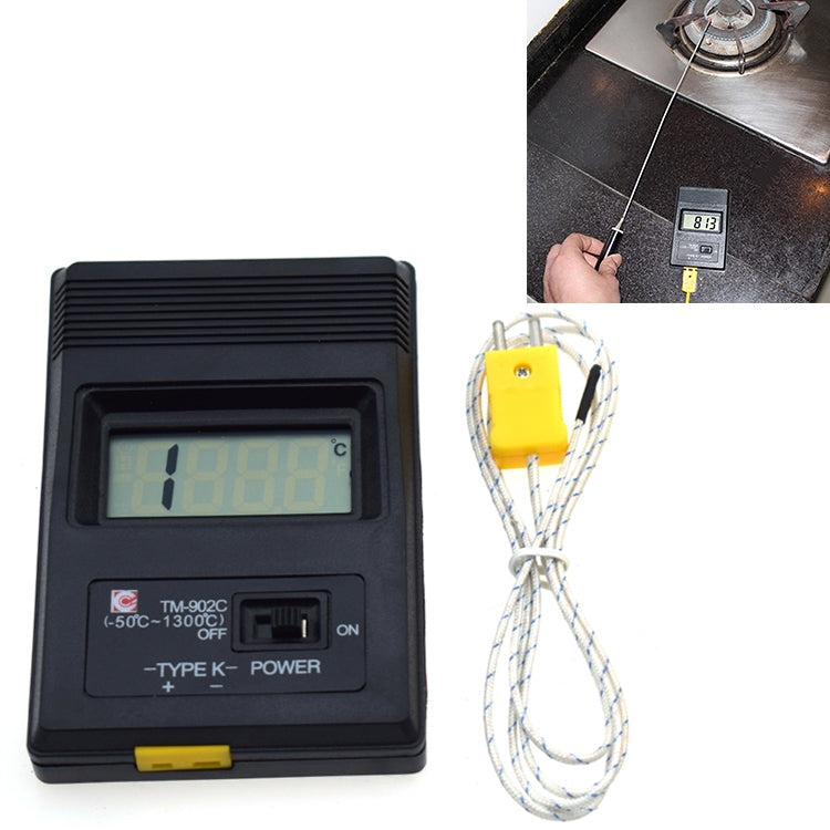 TM902C High Temperature Measuring Probe Type Electronic Thermometer - Indoor Thermometer by PMC TechLife | Online Shopping South Africa | PMC TechLife | Buy Now Pay Later Mobicred