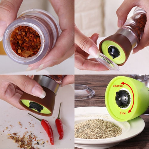 Multi-Function Seasoning Tank Kitchen Gadget Manual Creative Pepper Grinder(Black) - Condiment Bottles & Hip Flasks by PMC TechLife | Online Shopping South Africa | PMC TechLife | Buy Now Pay Later Mobicred